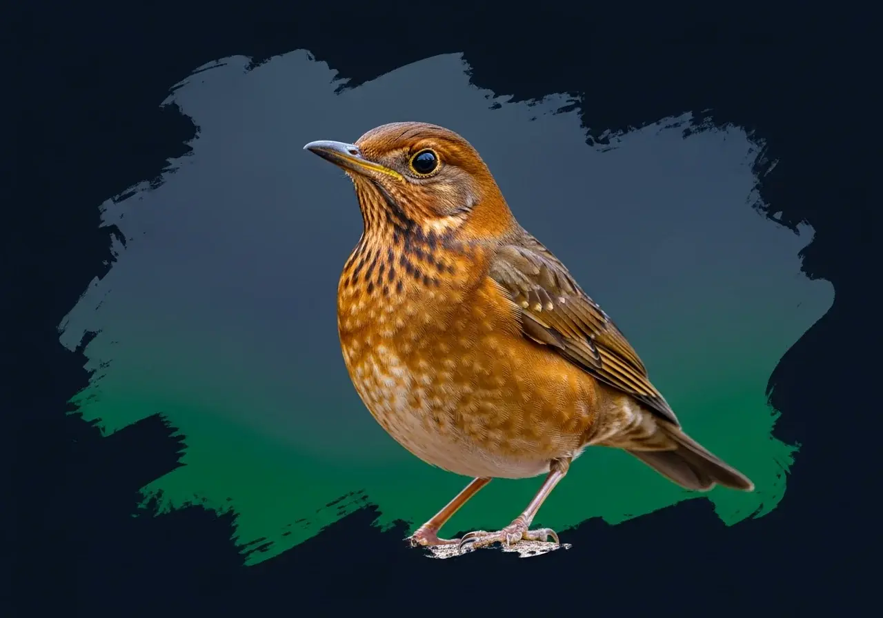 Abyssinien-Drossel (Turdus leucops)