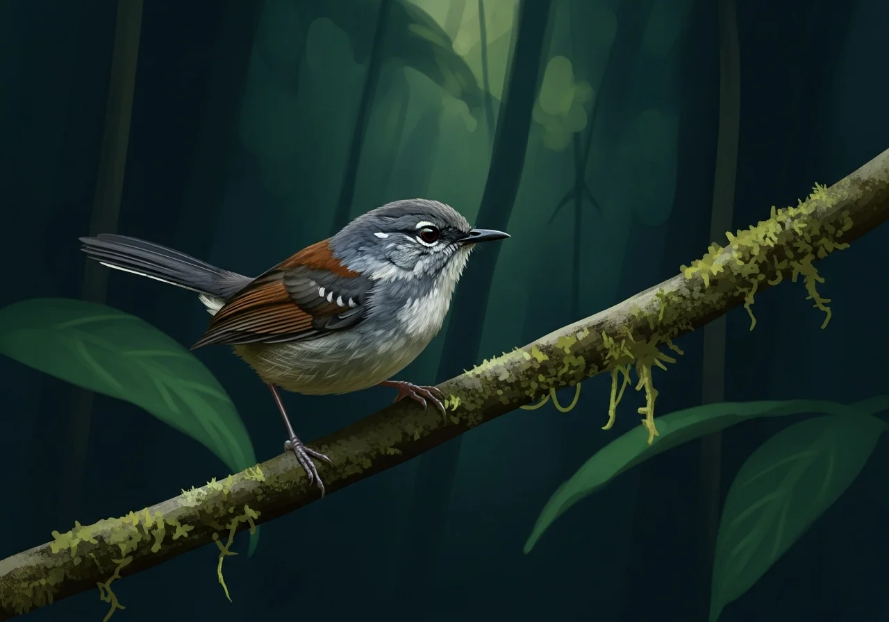 Ähnlicher Zwergameisenschlüpfer (Myrmotherula assimilis)
