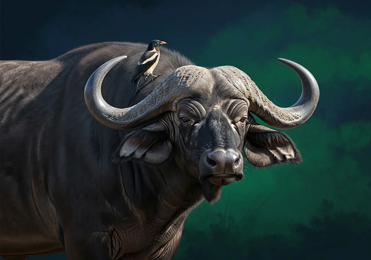 Afrikanischer Büffelstelzer (Buphagus africanus)
