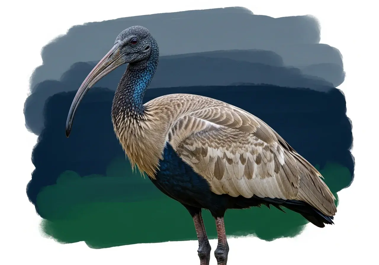 Afrikanischer Sichel-Ibis (Plegadis ridgwayi)