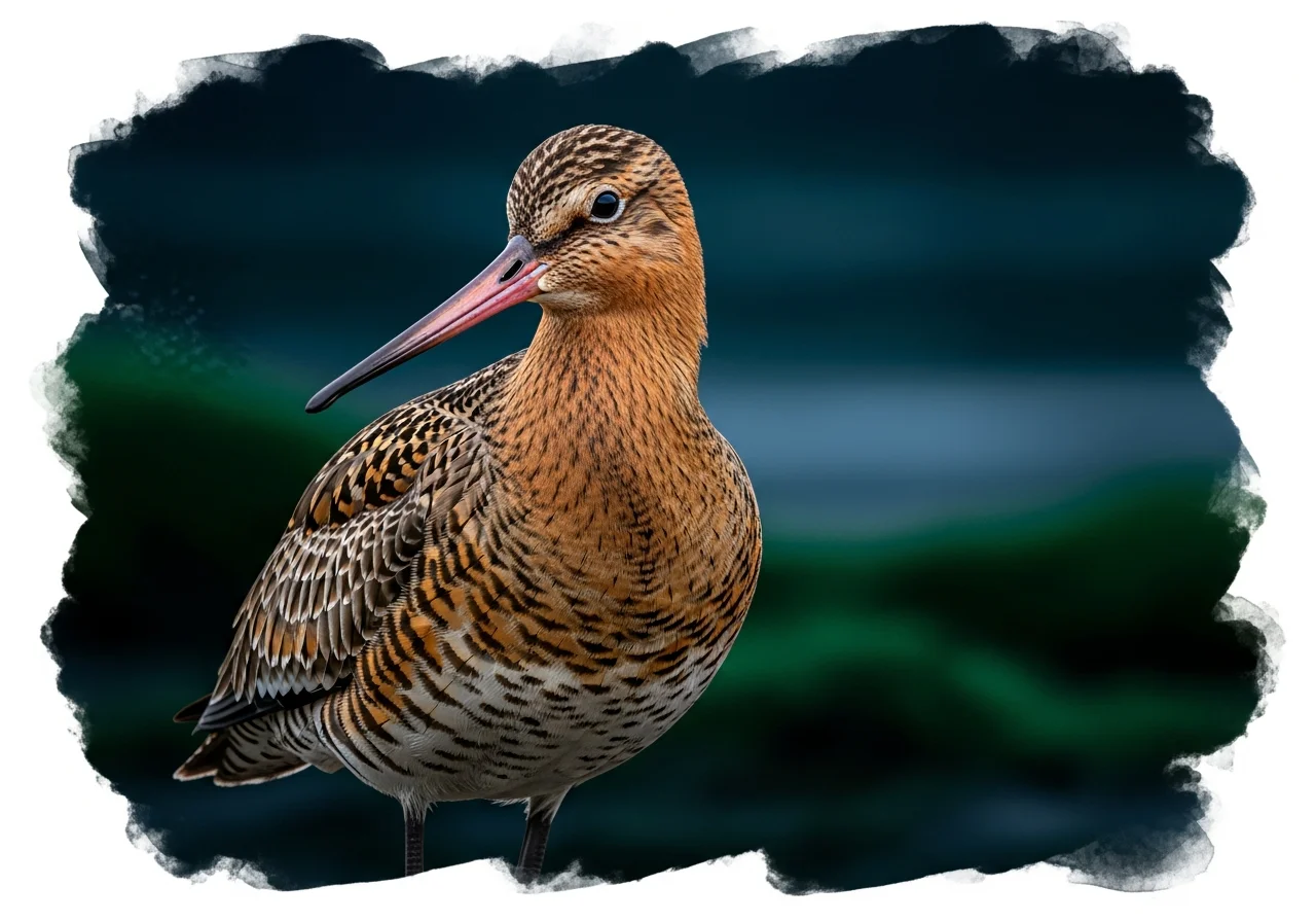 Alaska-Uferschnepfe (Limosa fedoa)