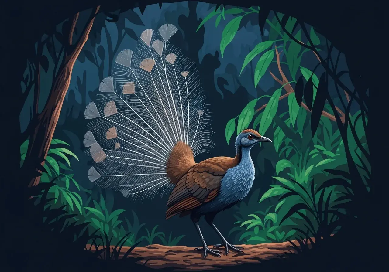 Albert-Lyrebird (Menura alberti)
