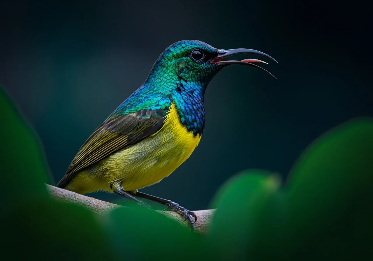 Alinas Sonnenvogel (Cyanomitra alinae)