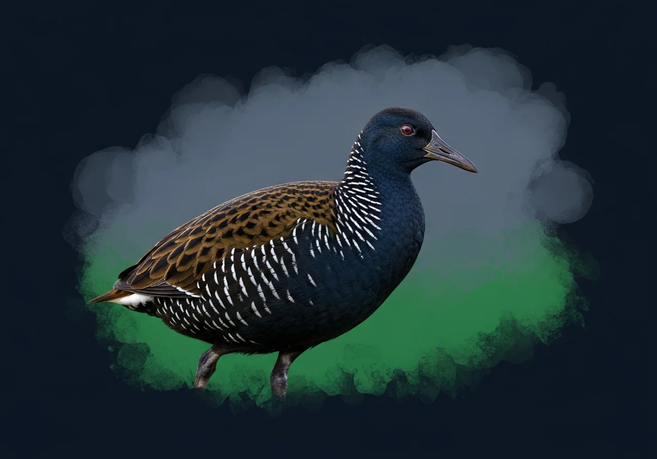 Antarktisralle (Rallus antarcticus)