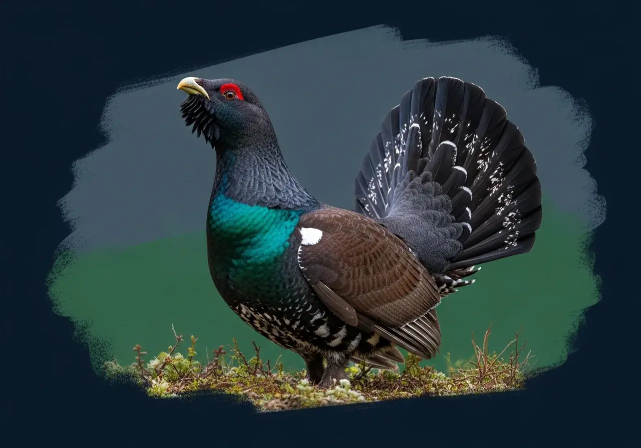 Auerhuhn (tetrao urogallus)