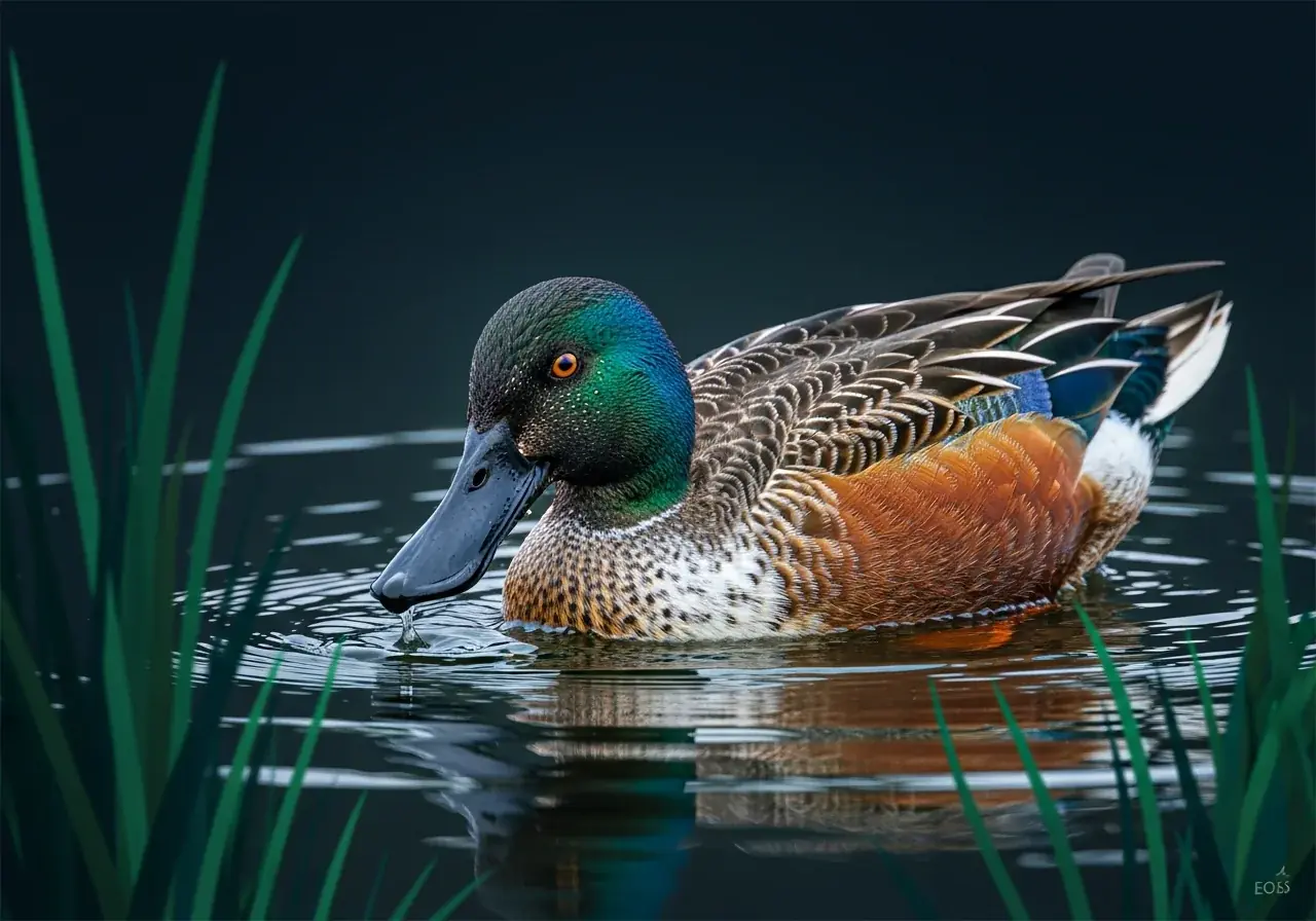 Australische Ruderente (oxyura australis)