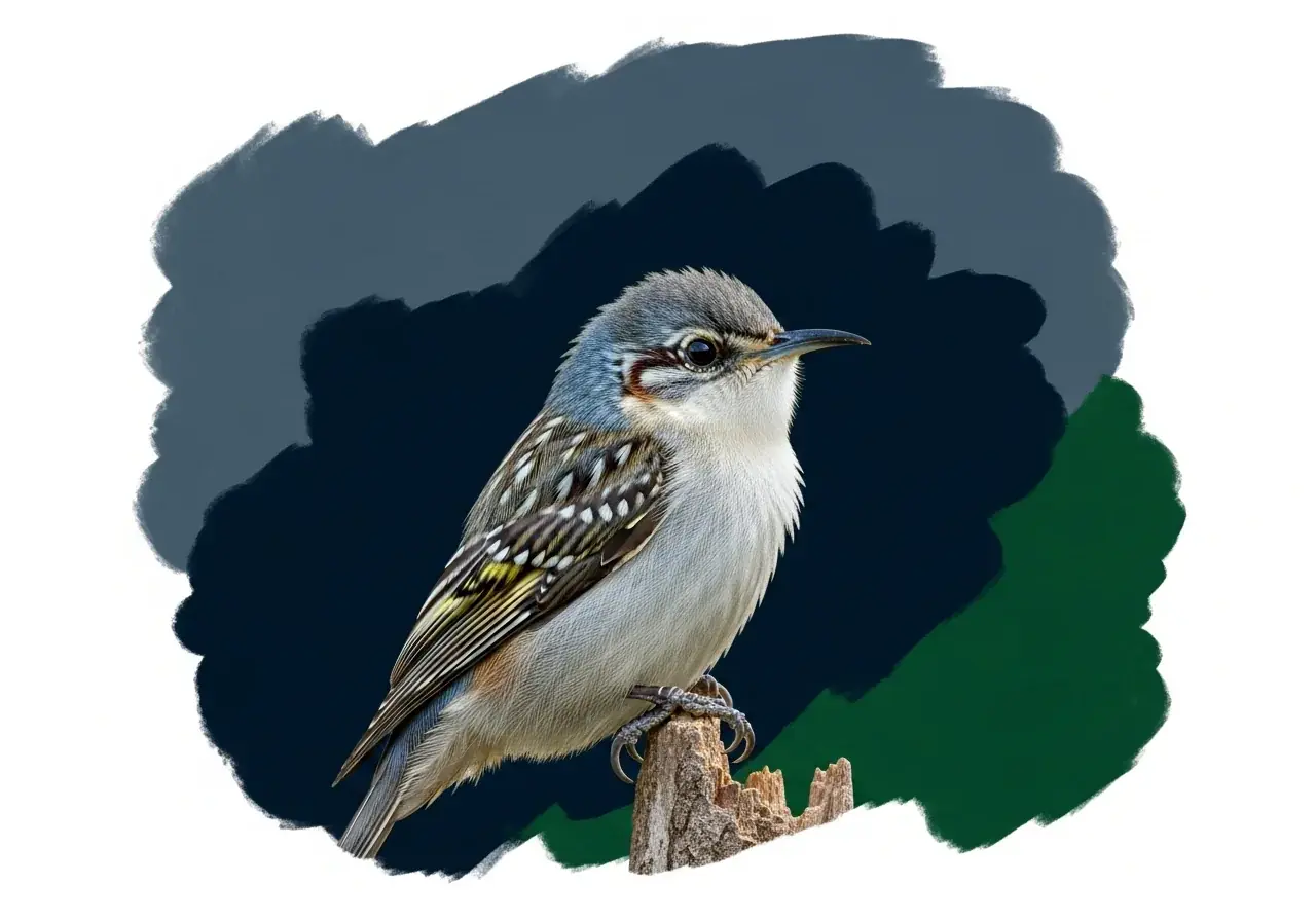 Bänder-Baumsteiger (Xipholena atropurpurea)