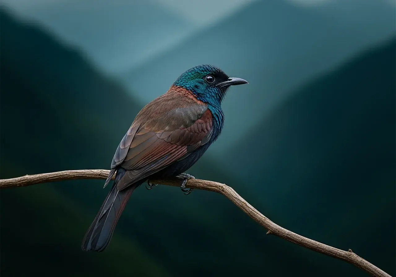 Bergbronzemännchen (Lonchura montana)