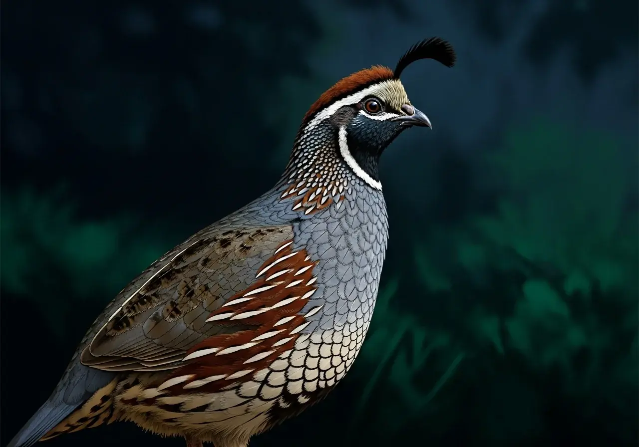 Bergwachtel (Oreortyx pictus)