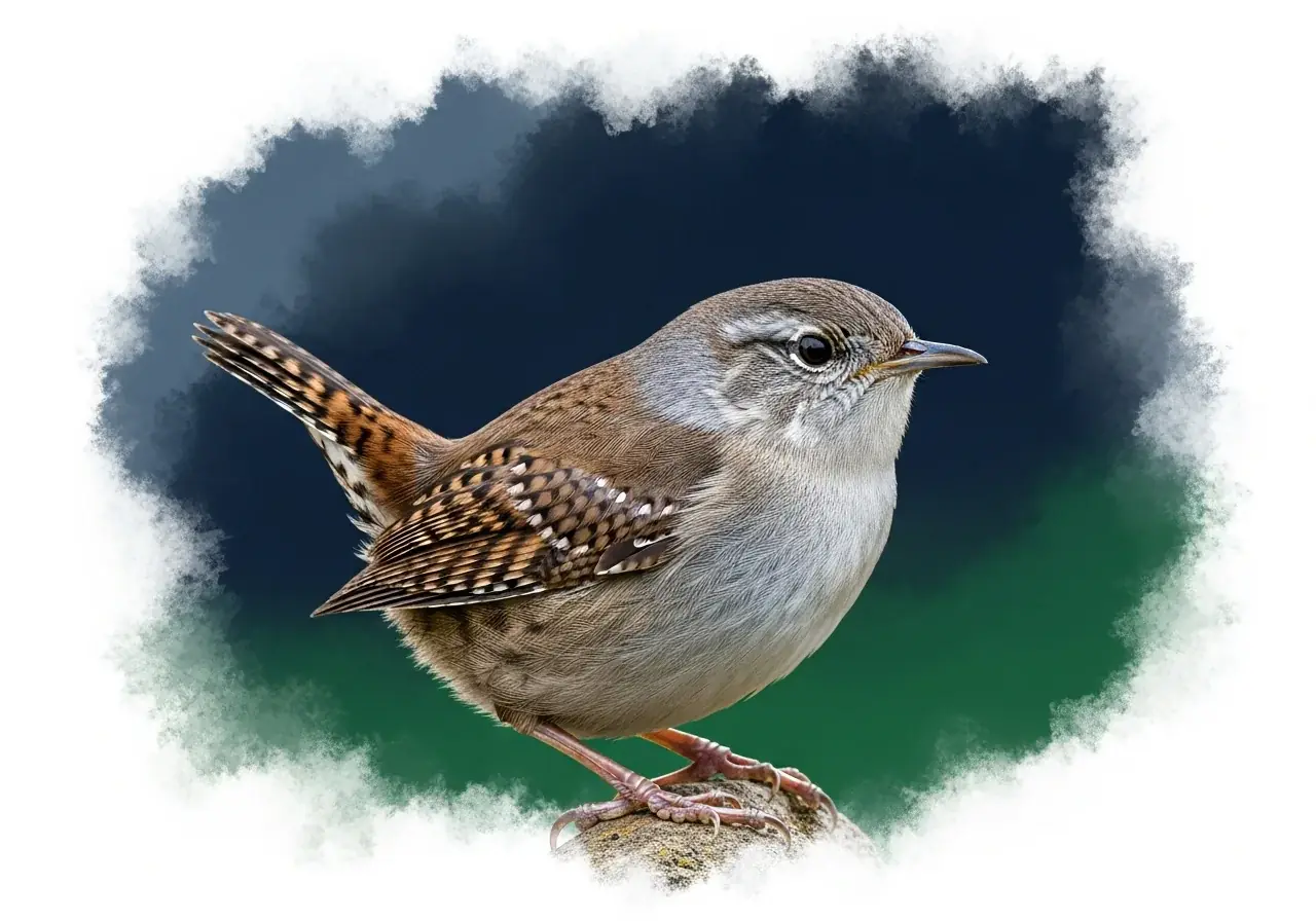 Bewickzaunkönig (Thryomanes bewickii)