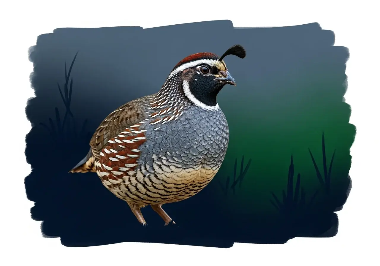 Bindenwachtel (Rhynchophanes mccownii)