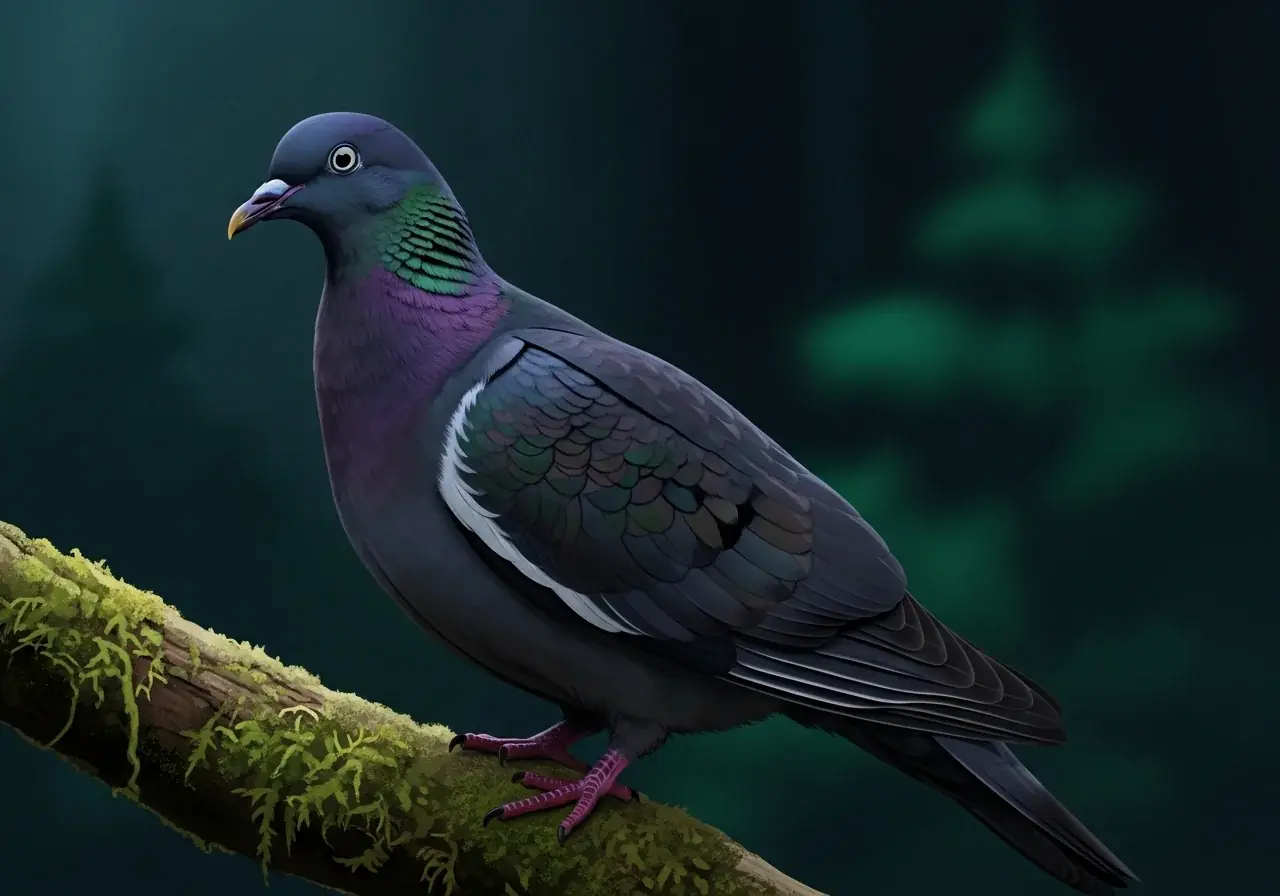 Bläßertaube (Columba janthina)