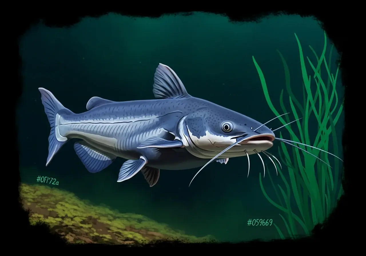 Blauer Katzenwels (Ictalurus furcatus)