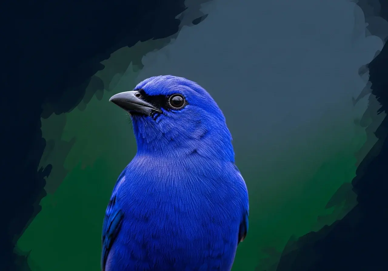 Blauflügel-Tangare (Thraupis cyanoptera)