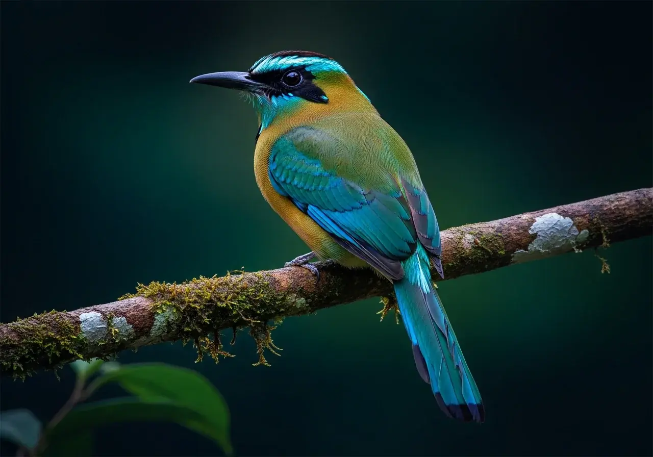 Blaukopfkotinga (Momotus mexicanus)