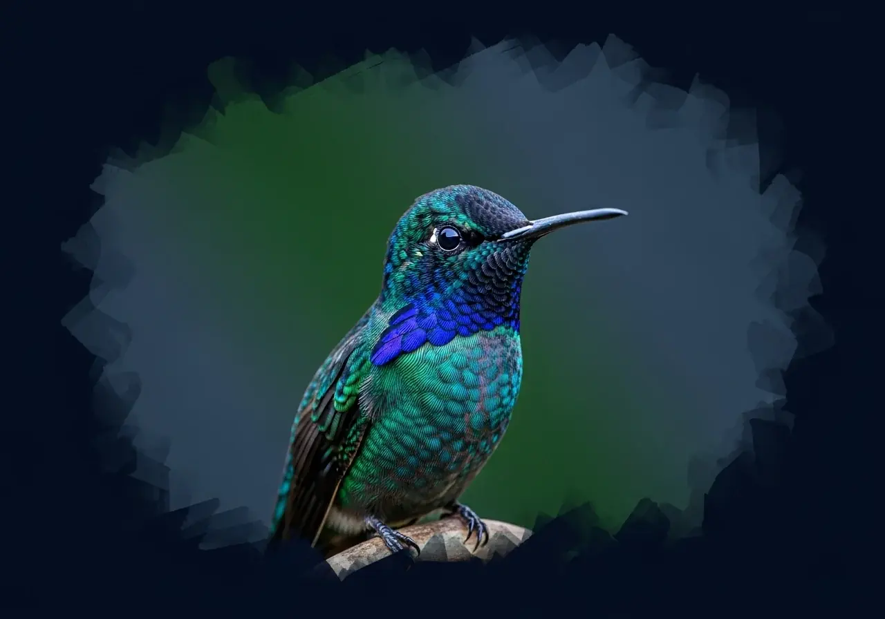 Blauschwanz-Schattenkolibri (Priotelus temnurus)