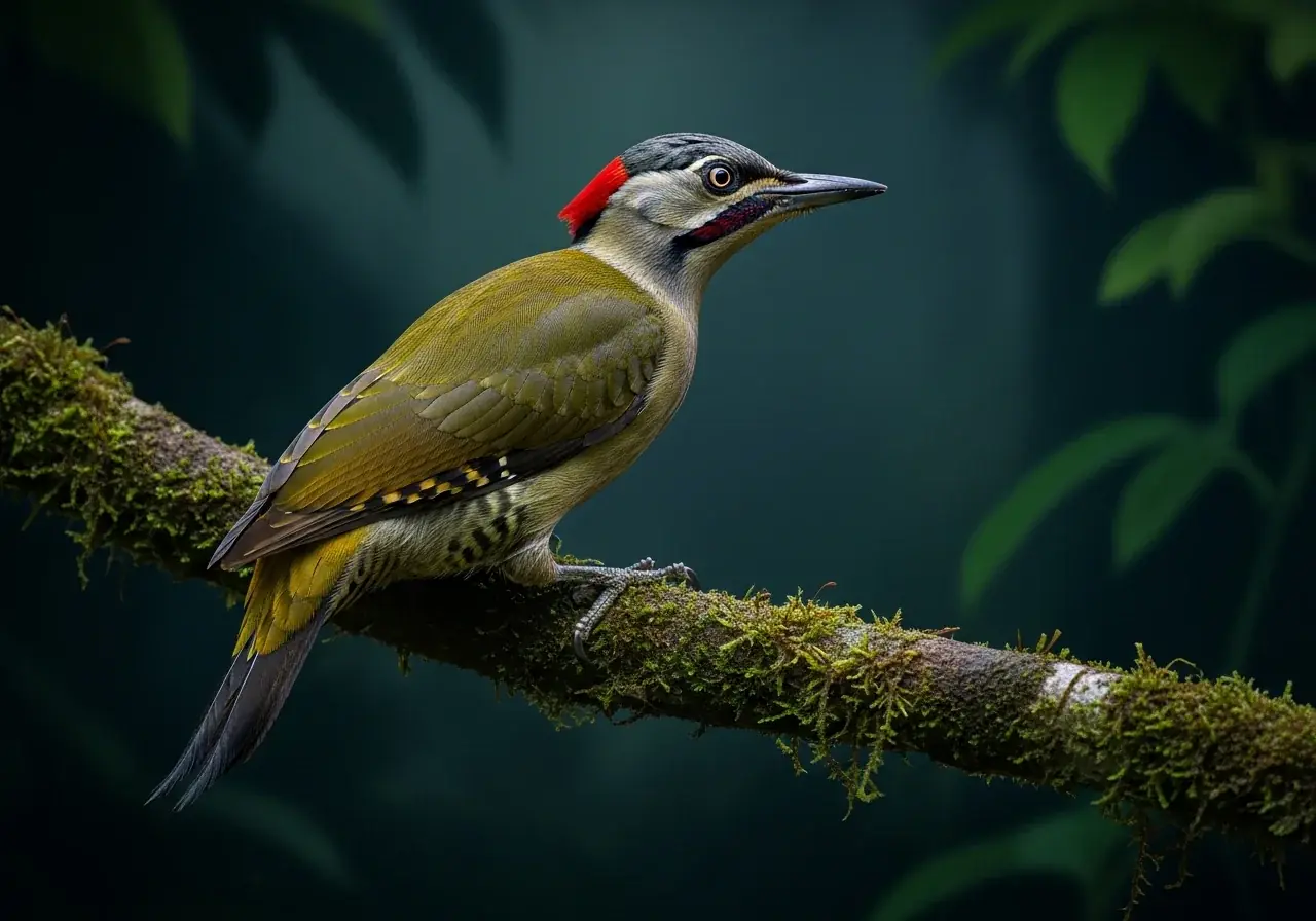 Borneo-Zwergspecht (Gecinulus viridis)