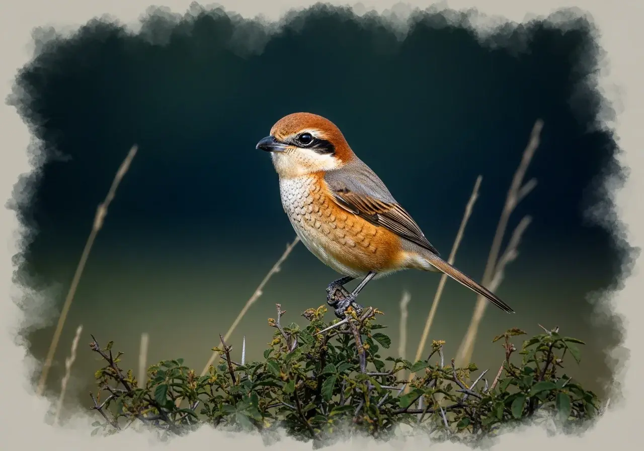 Braunwürge (Lanius cristatus)