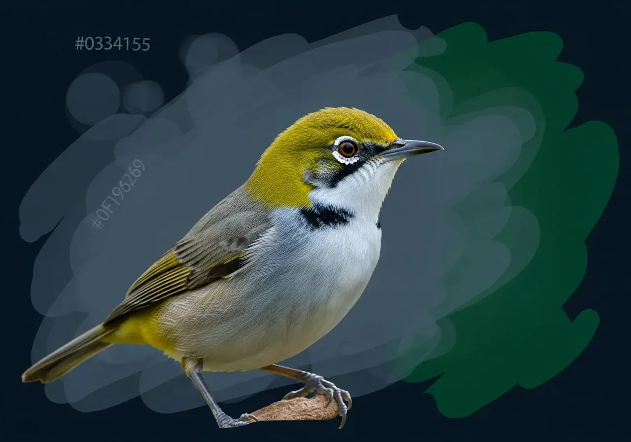 Brillen-Brillenvogel (Zosterops atrifrons)
