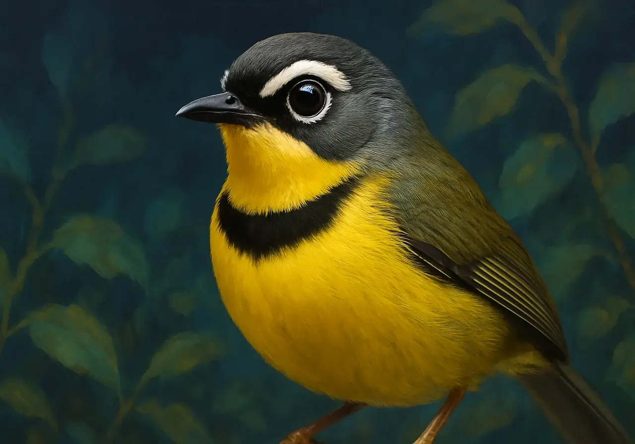 Buntbrust-Brillenvogel