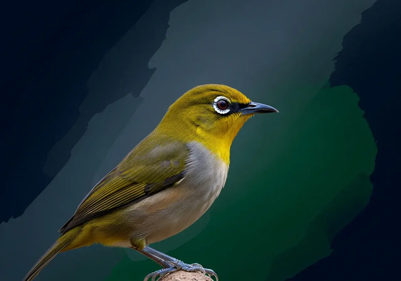 Ceylon-Brillenvogel (Zosterops chloris)