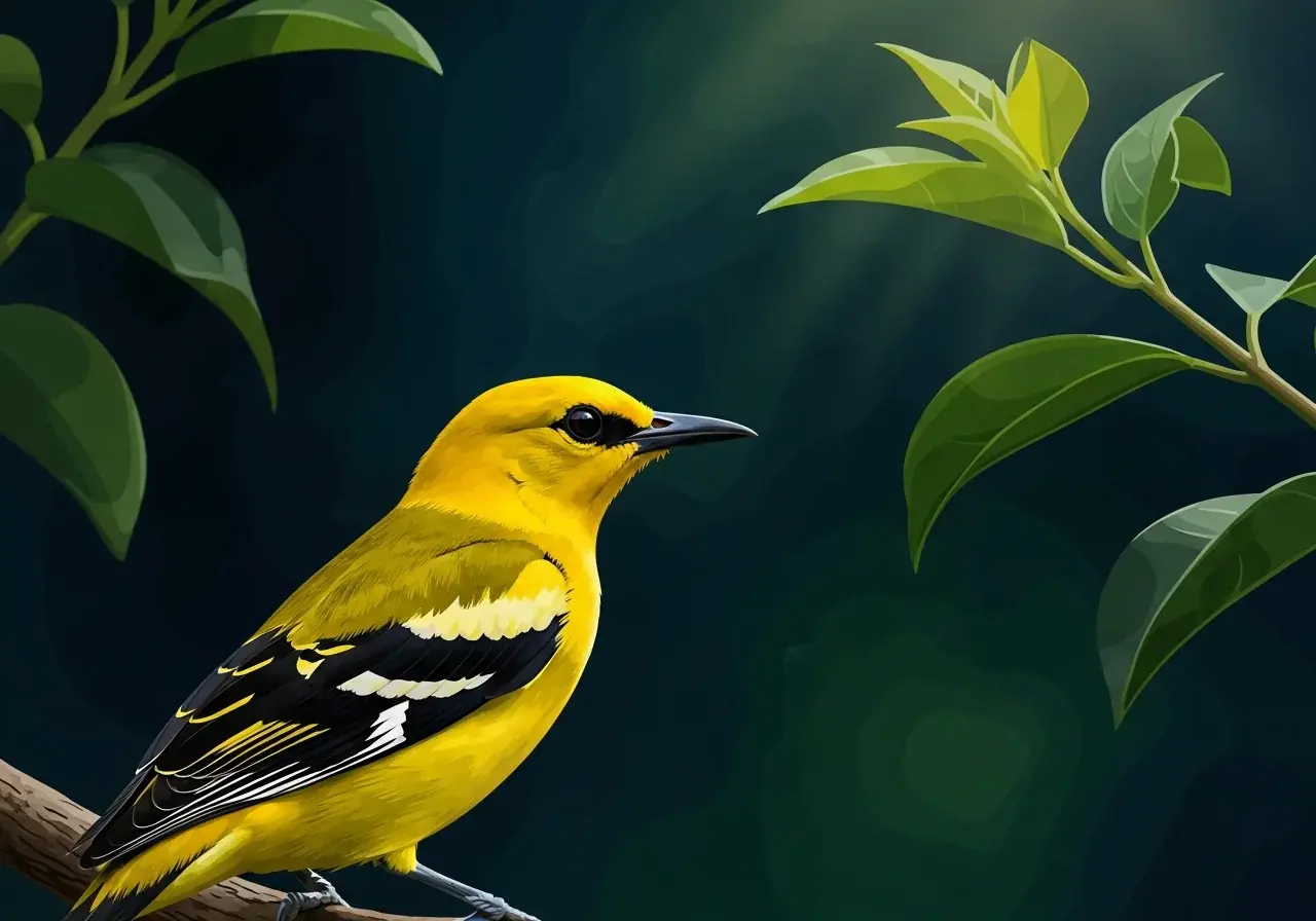 Chinesischer Pirol (Oriolus chinensis)