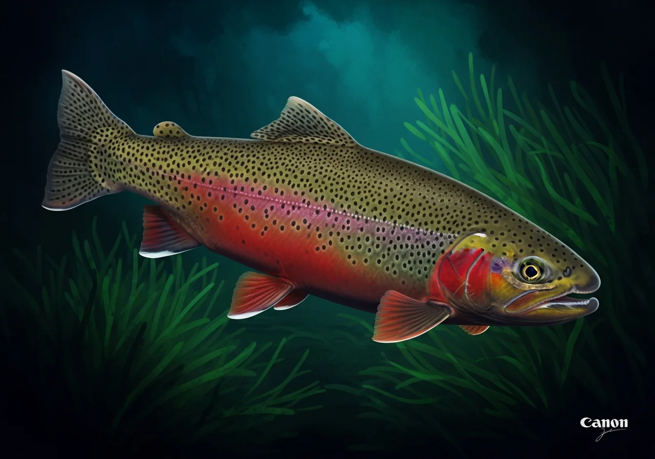 Cutthroat-Forelle (Oncorhynchus clarkii)