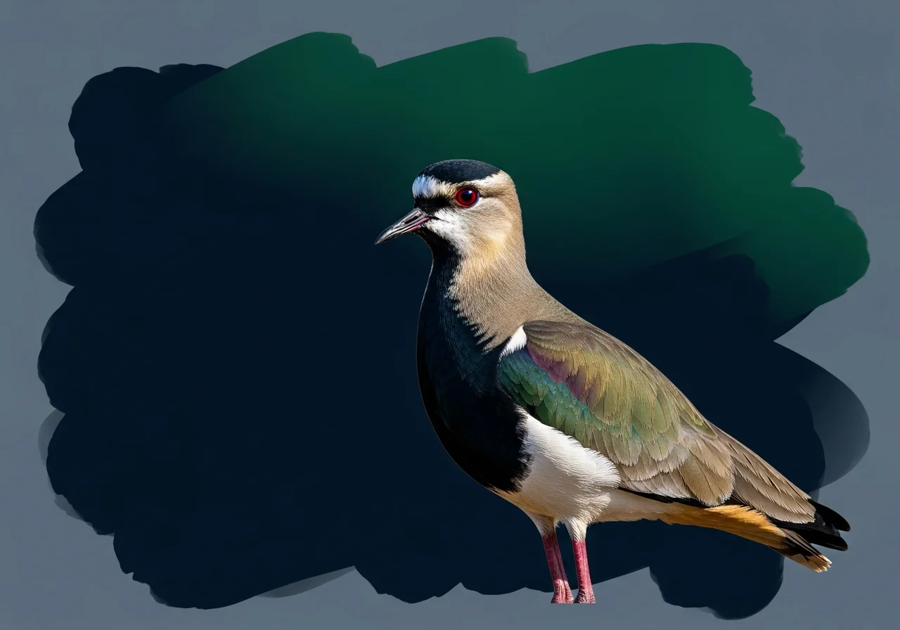 Dickschenkel-Spornkiebitz (Vanellus crassirostris)