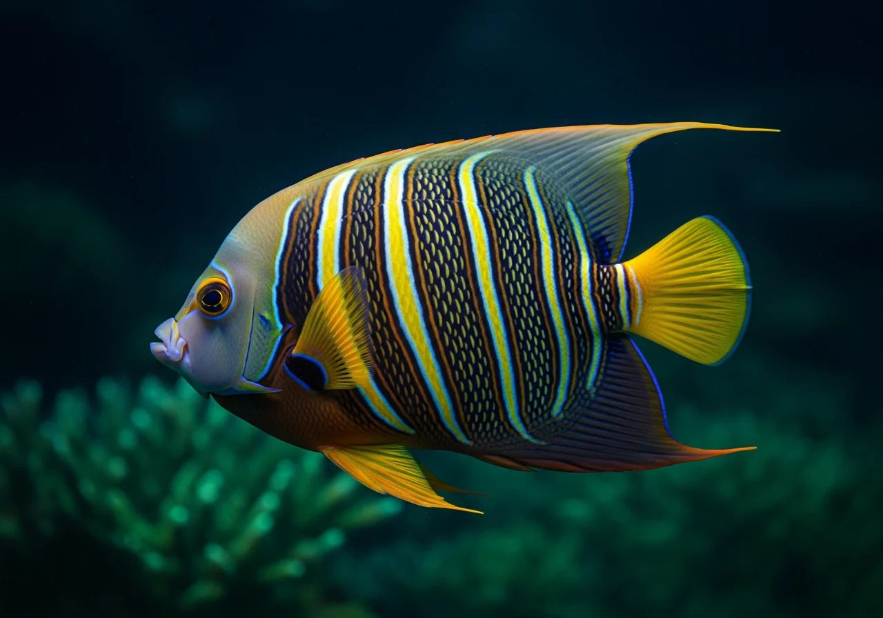 Dreifarben-Kaiserfisch (Holacanthus tricolor)