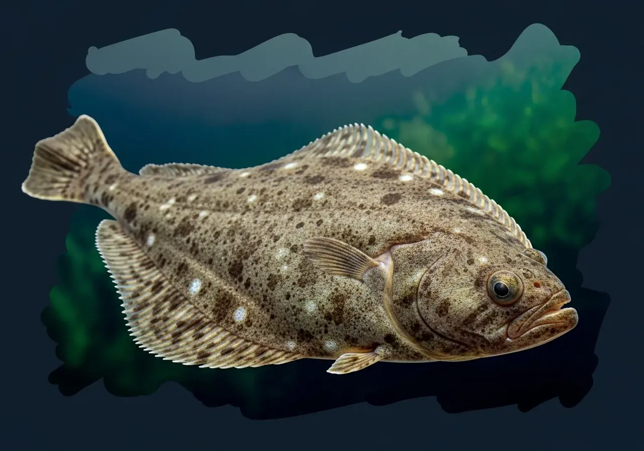 Europäische Flunder (Pleuronectes platessa)