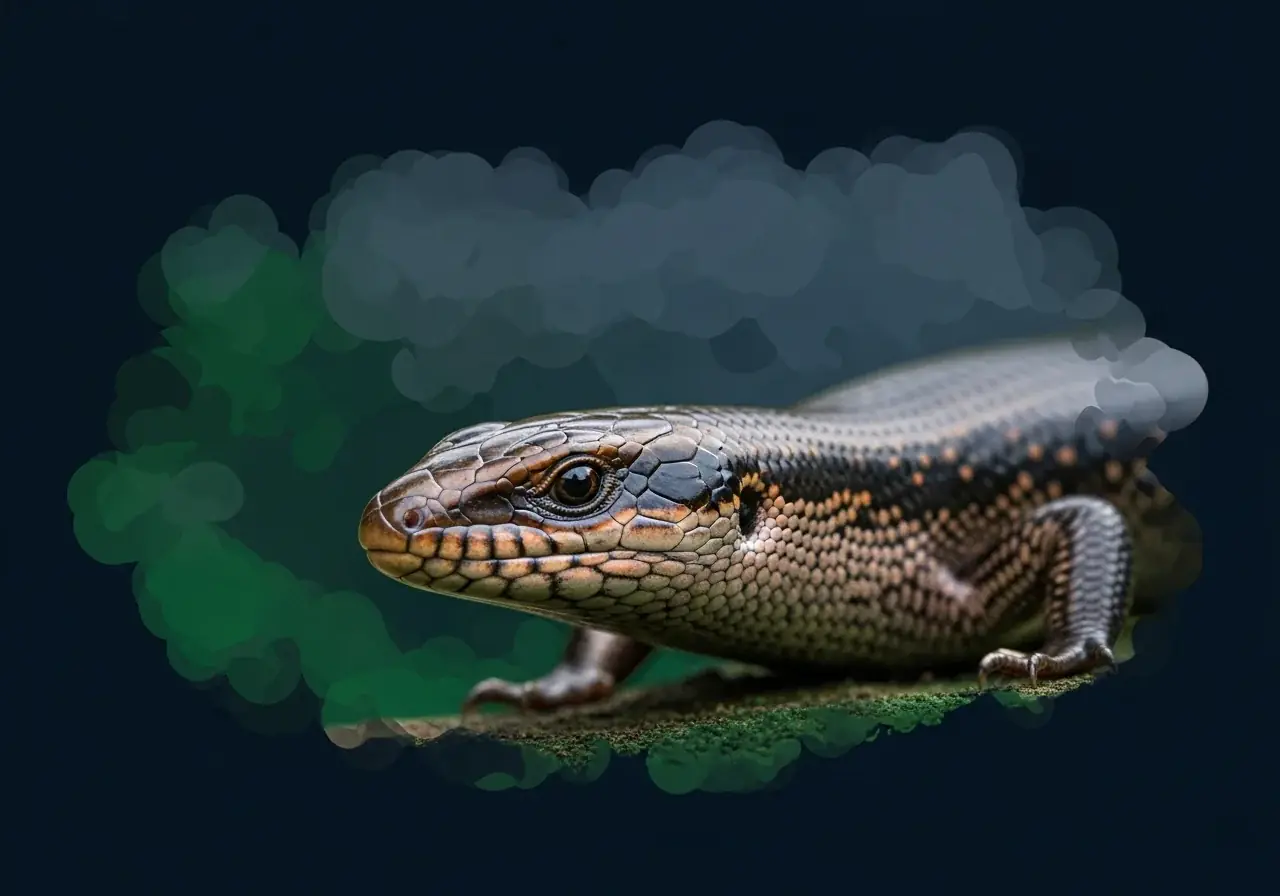 Europäischer Skink (Scleropages formosus)
