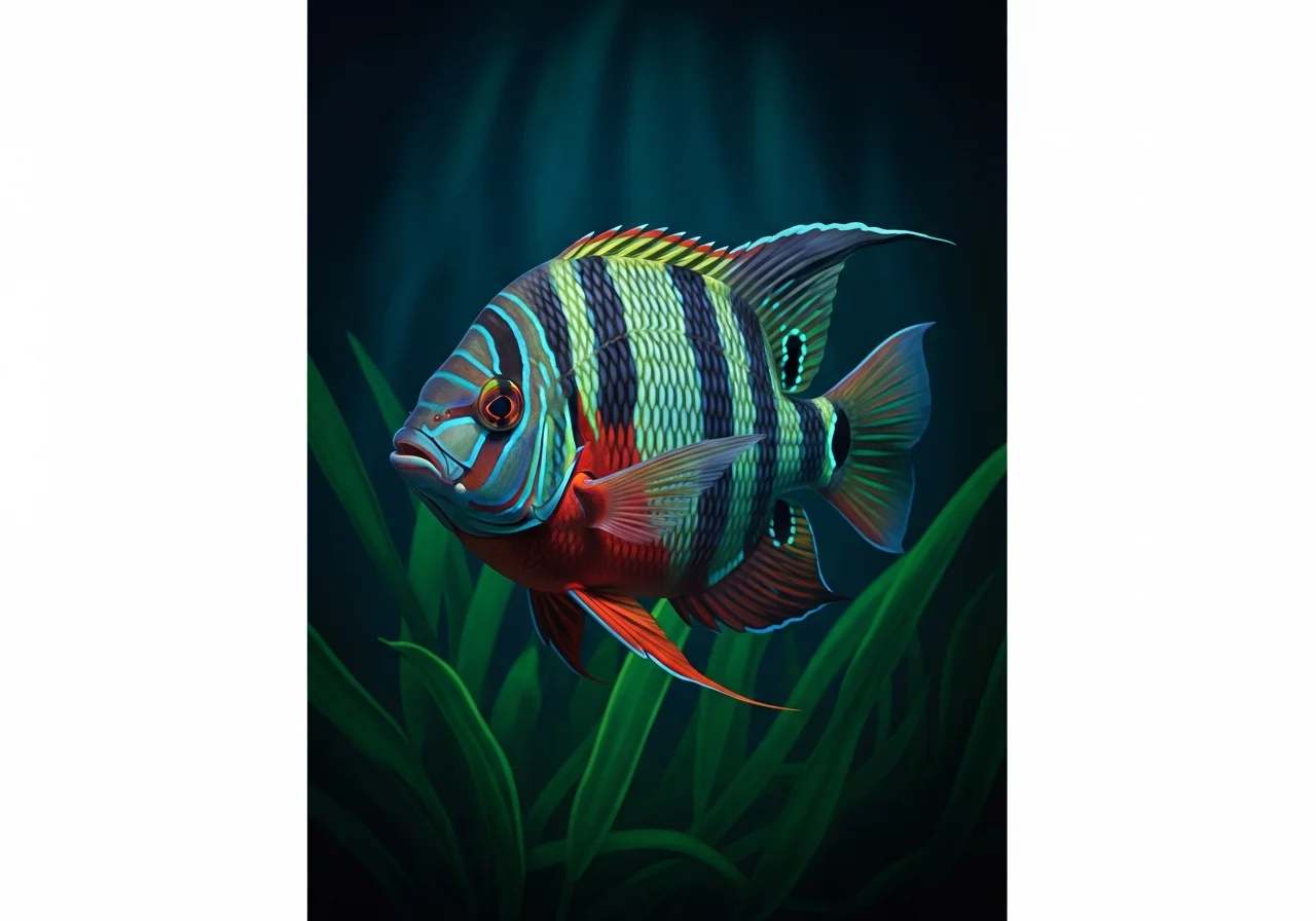 Floridadelphinfisch (Jordanella floridae)