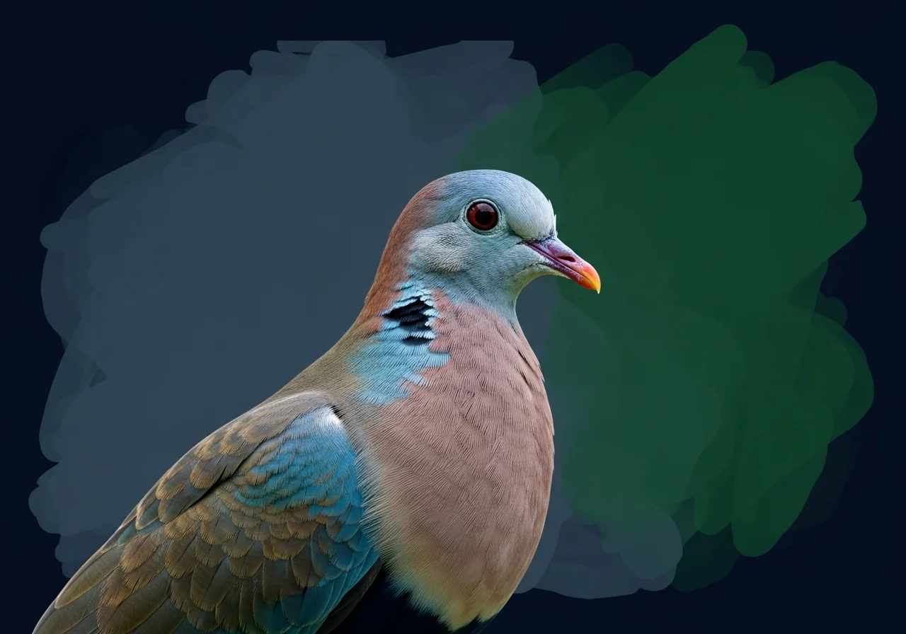 Gelbgrüne Fruchttaube (Ptilinopus luteovirens)