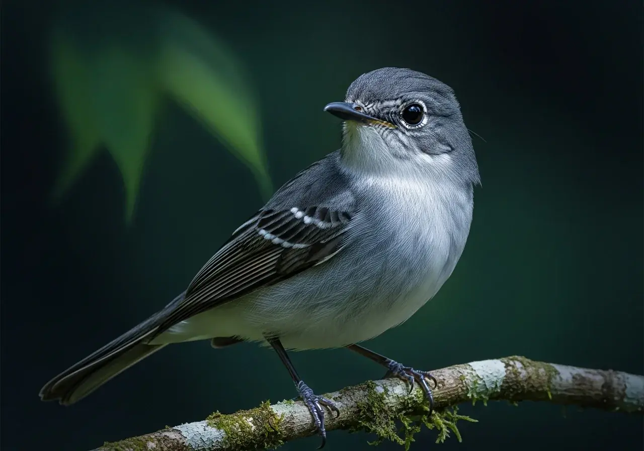 Graufleck-Fliegenschnäpper (Muscicapa griseisticta)