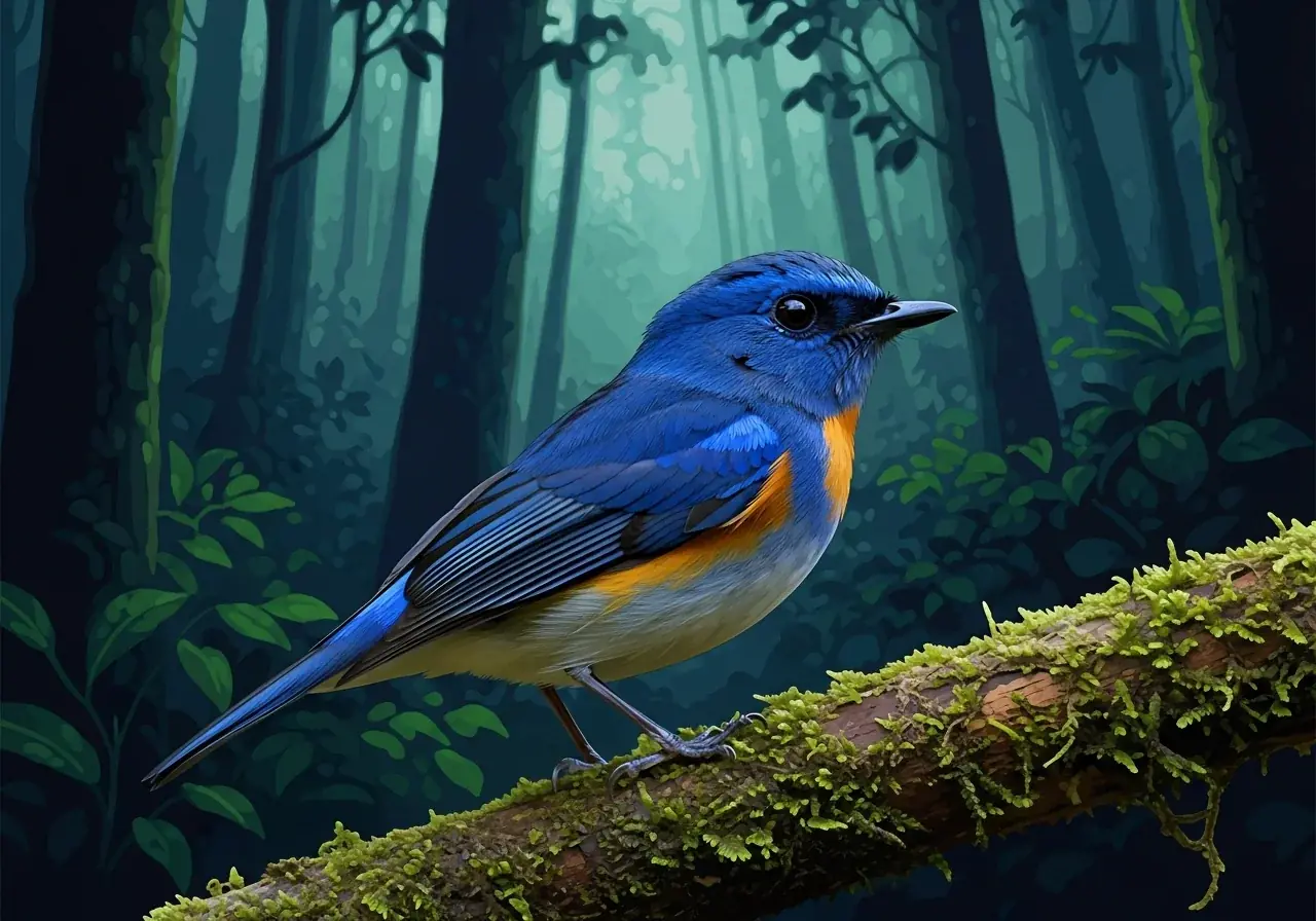 Heriots Fliegenschnäpper (Cyornis herioti)