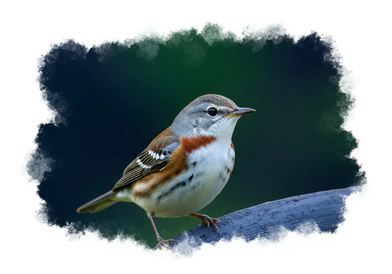Kastanienscheitel-Waldsänger (Secercus grammiceps)