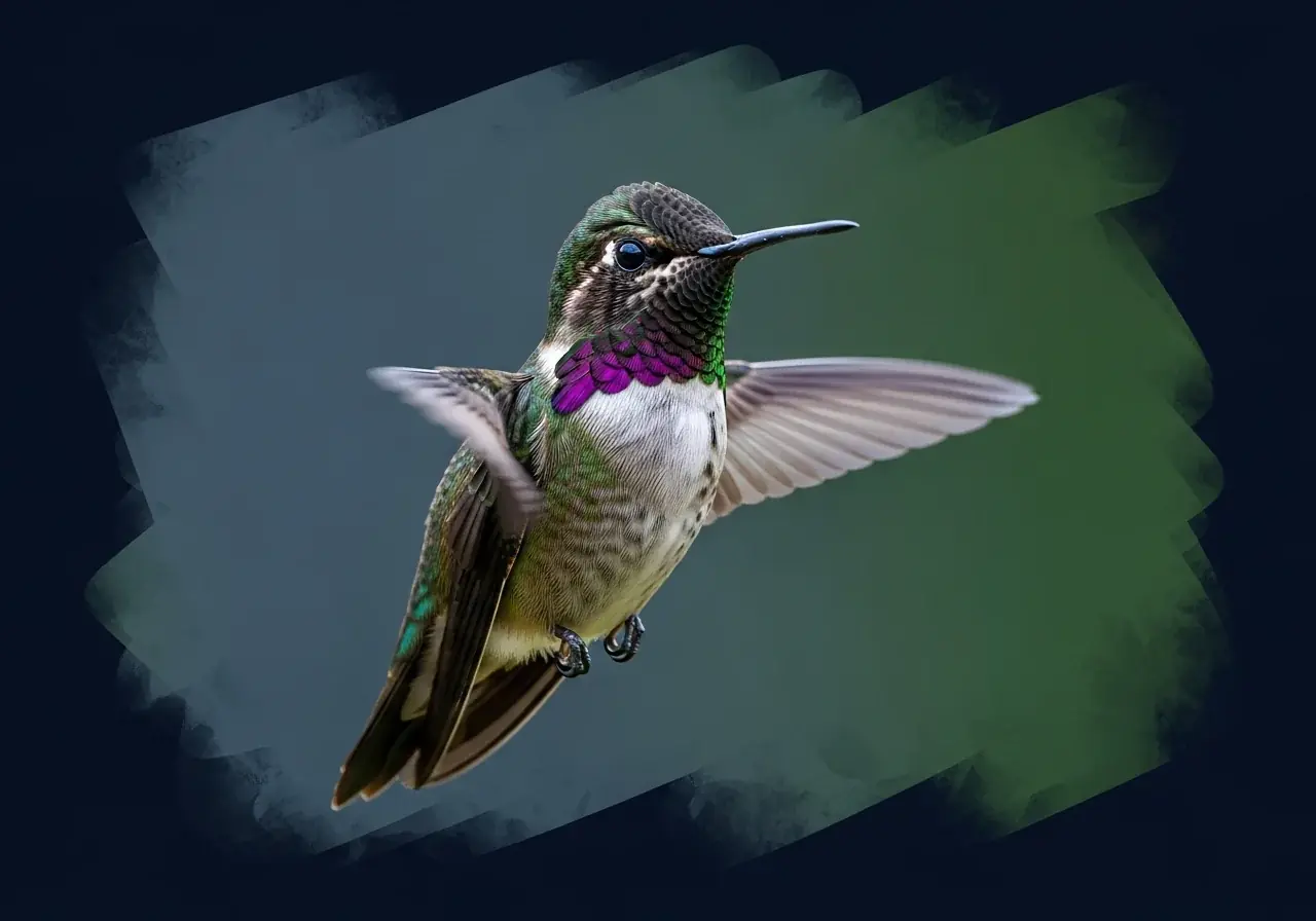 Koepcke-Schattenkolibri (Phaethornis koepckeae)