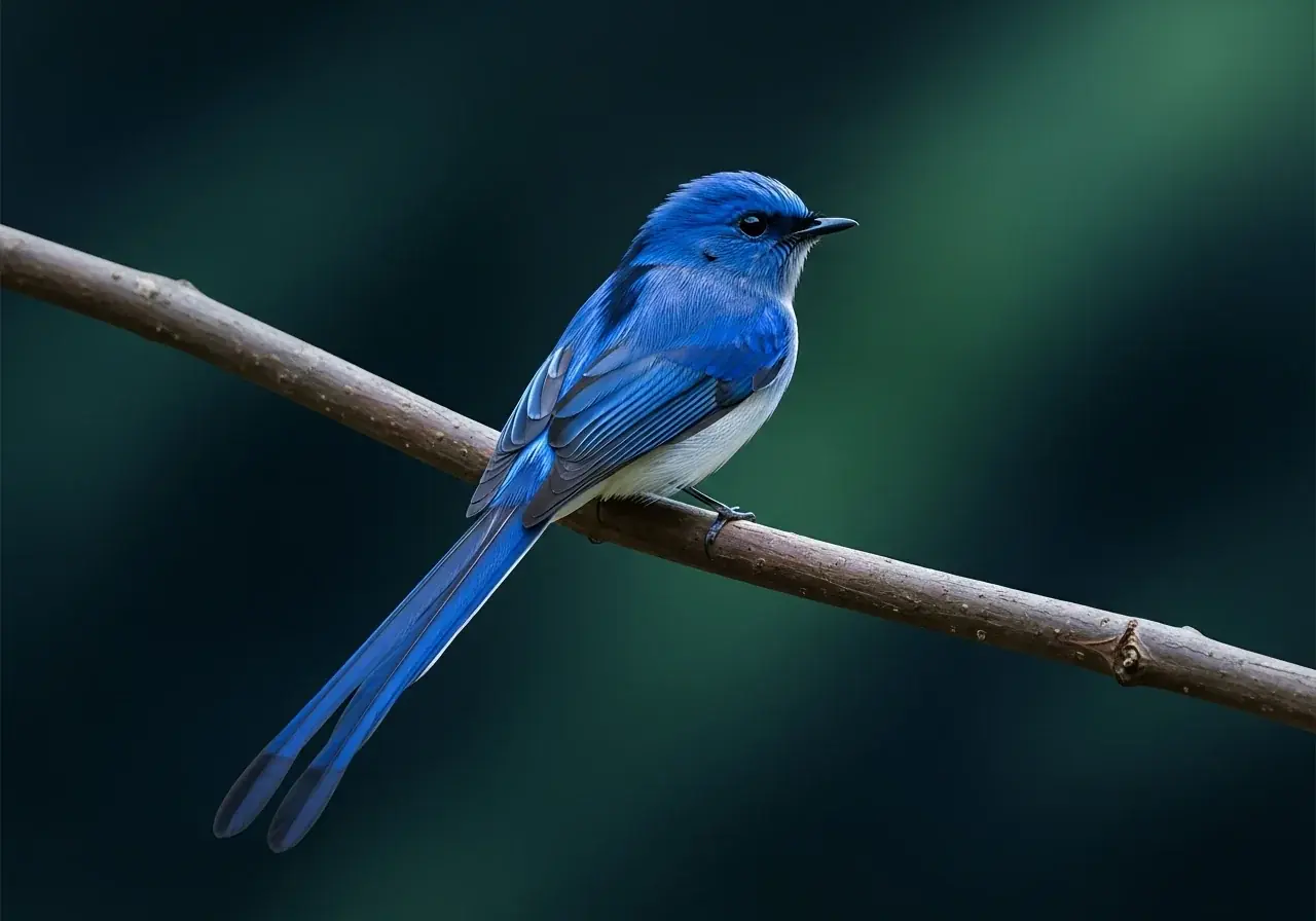 Langschwanz-Fliegenschnäpper (Elminia longicauda)
