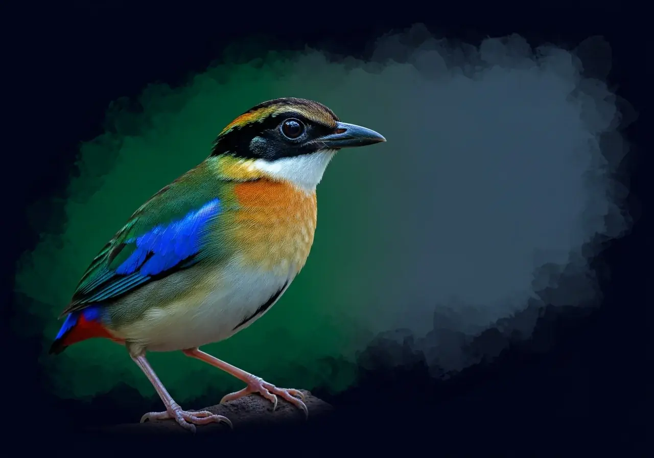 Mondfleck-Pitta (Pitta sordida)