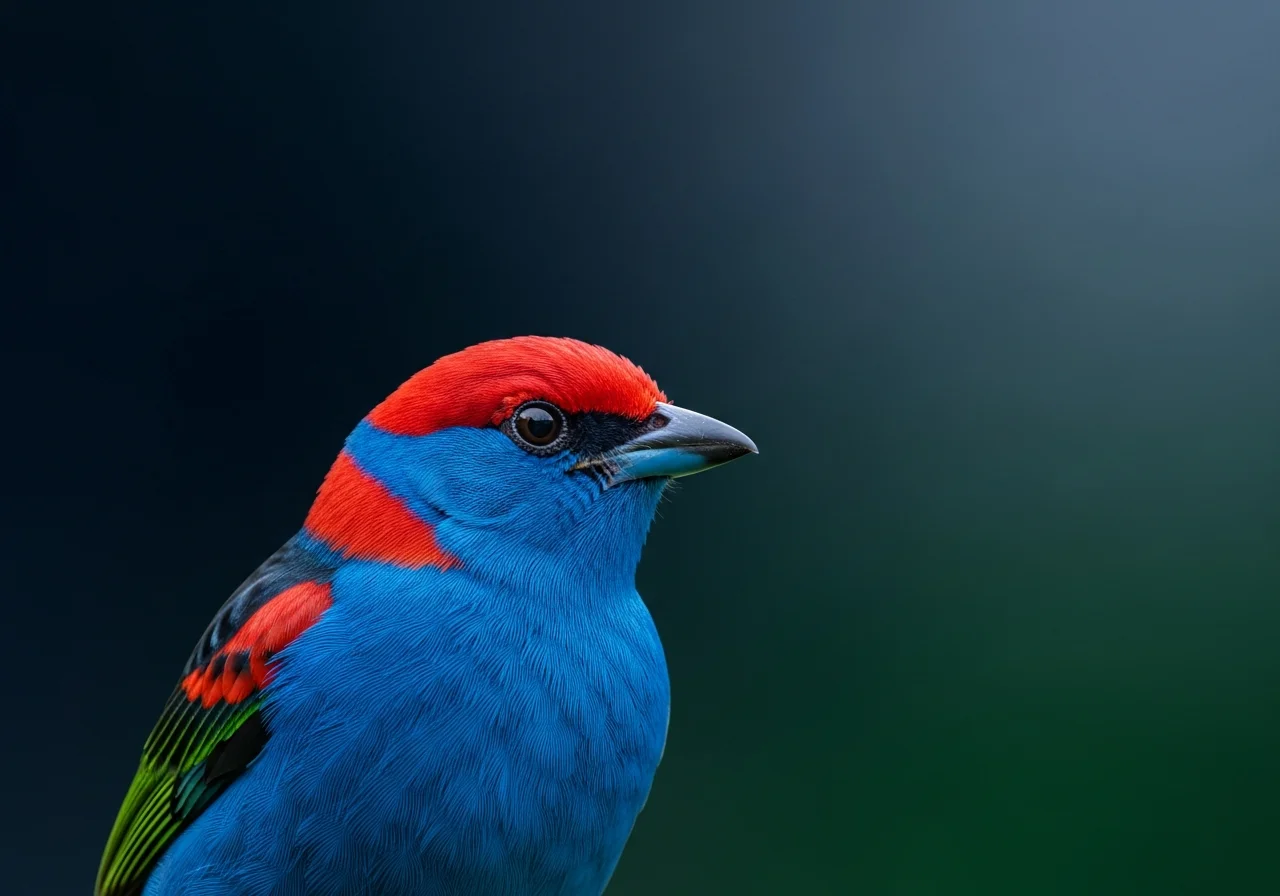Palmer-Tangare (Tangara nigroviridis)