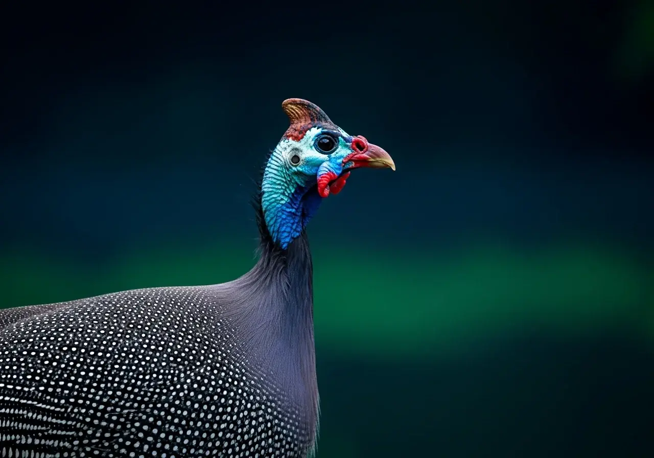 Perlhuhn (Numida meleagris)