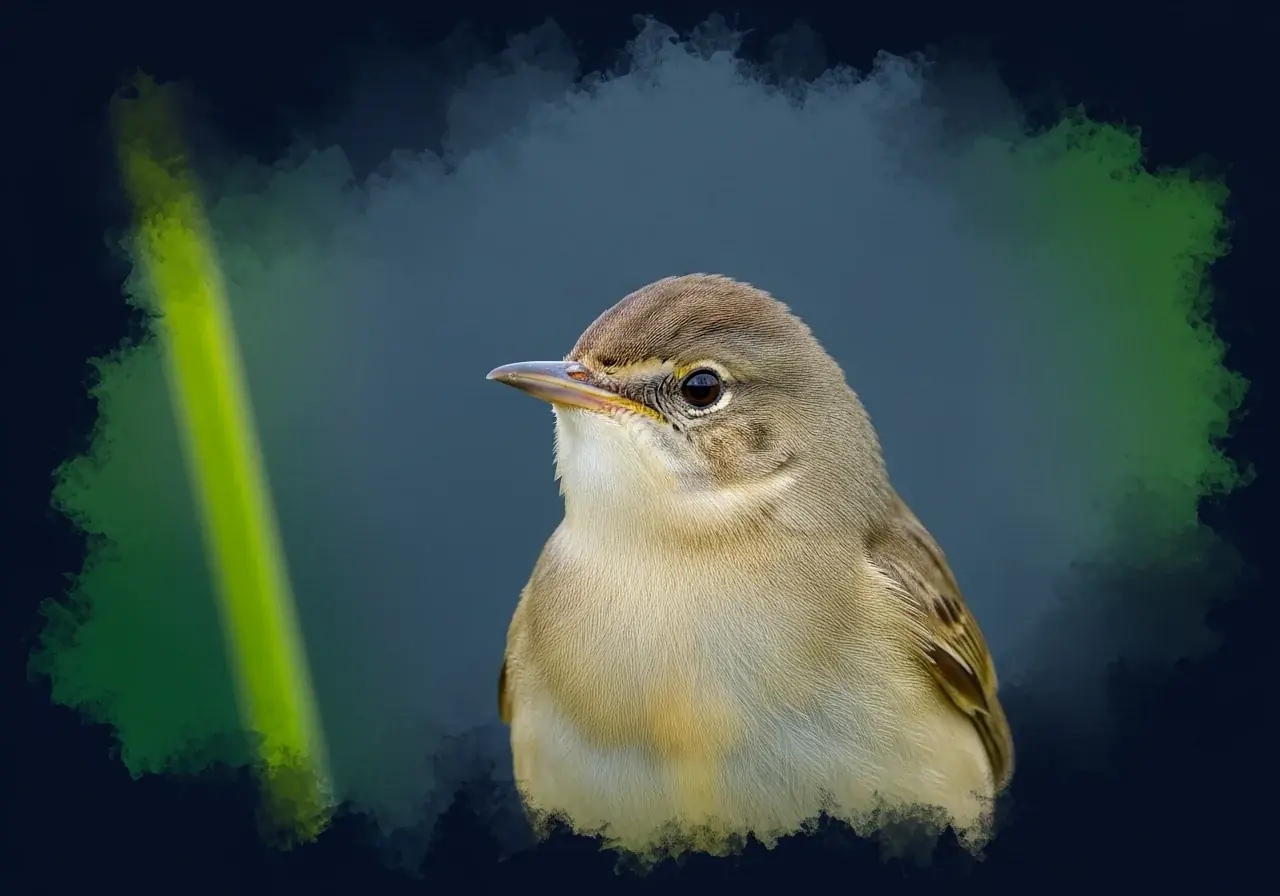 Roststirn-Grasmückenrohrsänger (Prinia rufifrons)