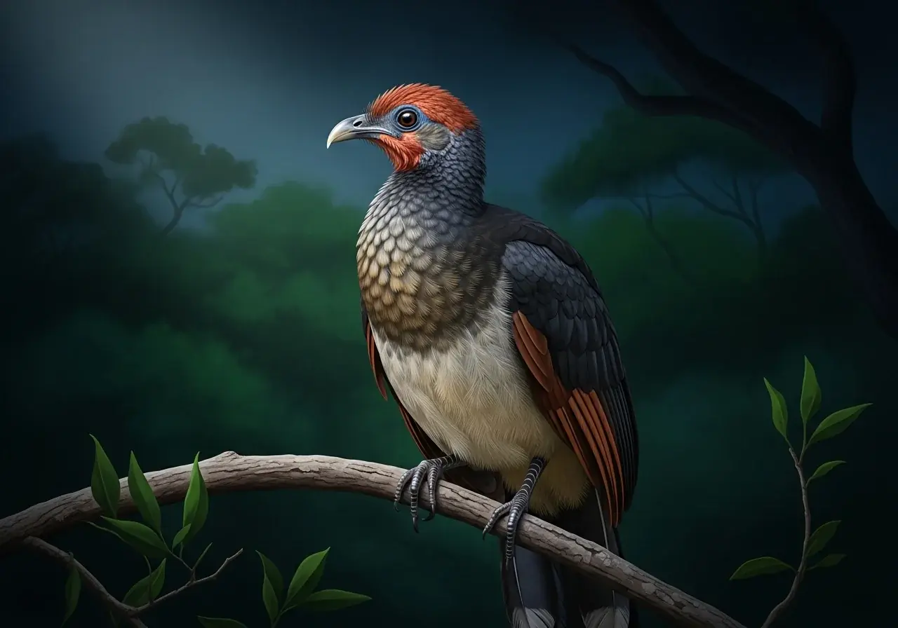 Rotschwingen-Chachalaka (Ortalis erythroptera)