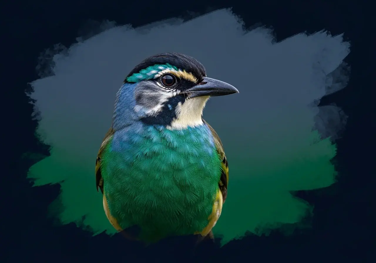 Schöne Pipreola (Pipreola pulchra)