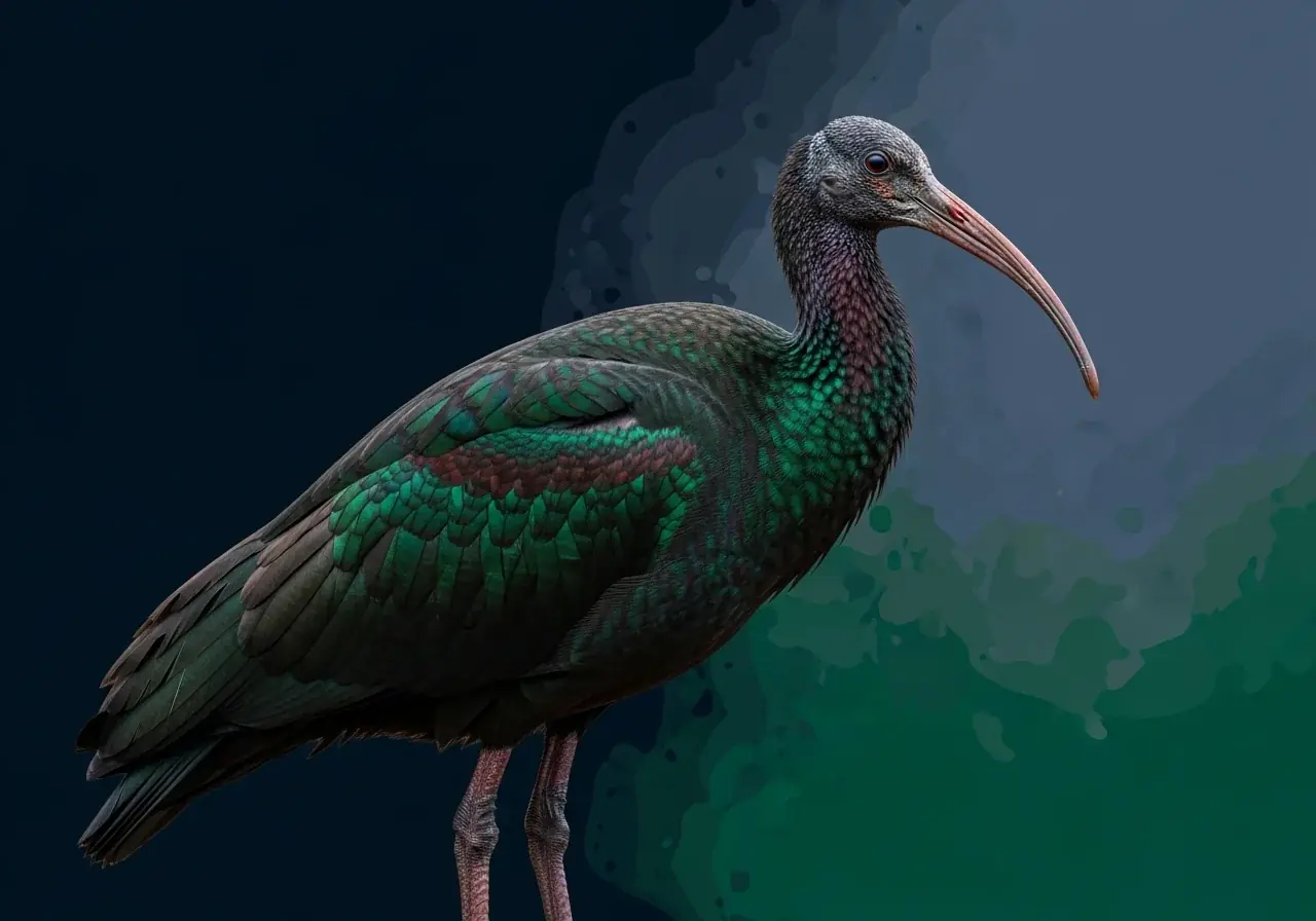 Sichel-Ibis (Plegadis falcinellus)