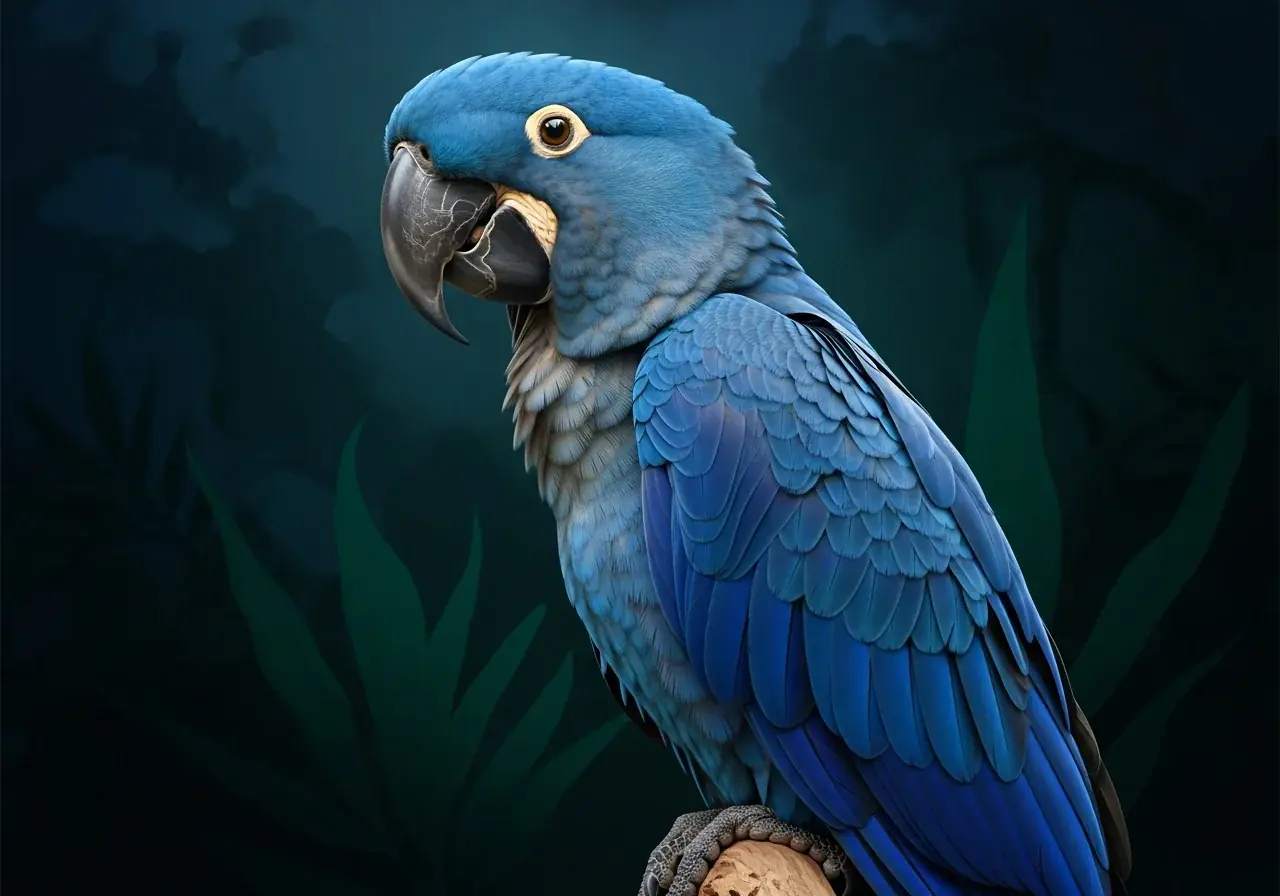 Spix-Ara (Cyanopsitta spixii)