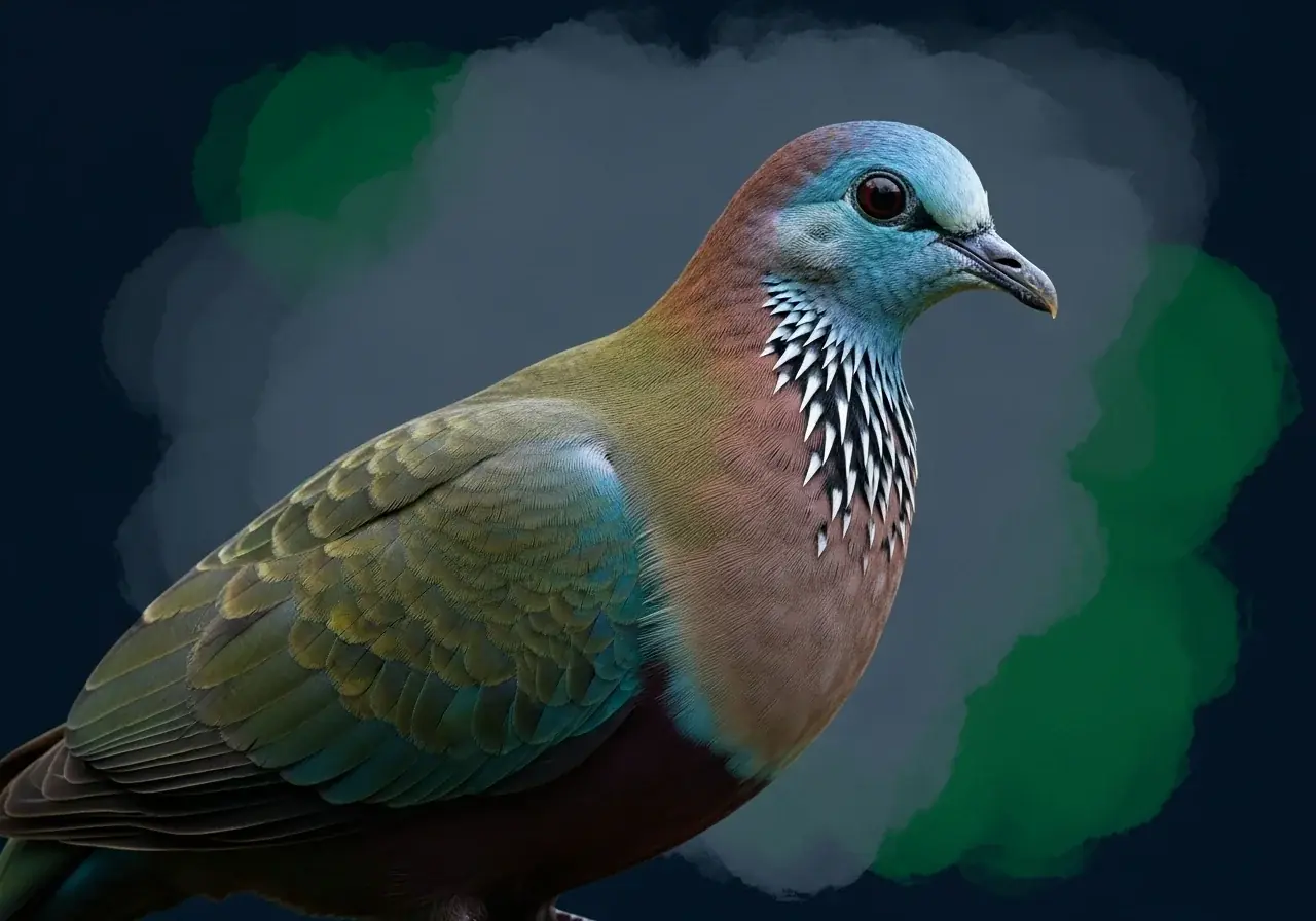 Tanna-Fruchttaube (Ptilinopus superbus)