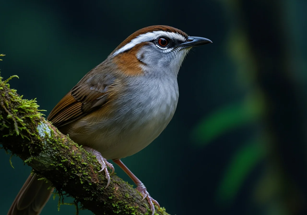 Weißbauch-Augenbrauenbabbler (Pellorneum albiventre)